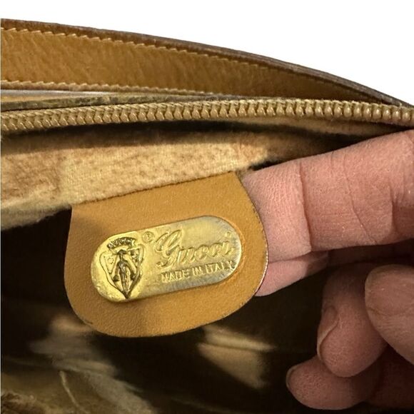 Gucci micro gg canvas and red and green web cross body bag - Picture 14 of 16